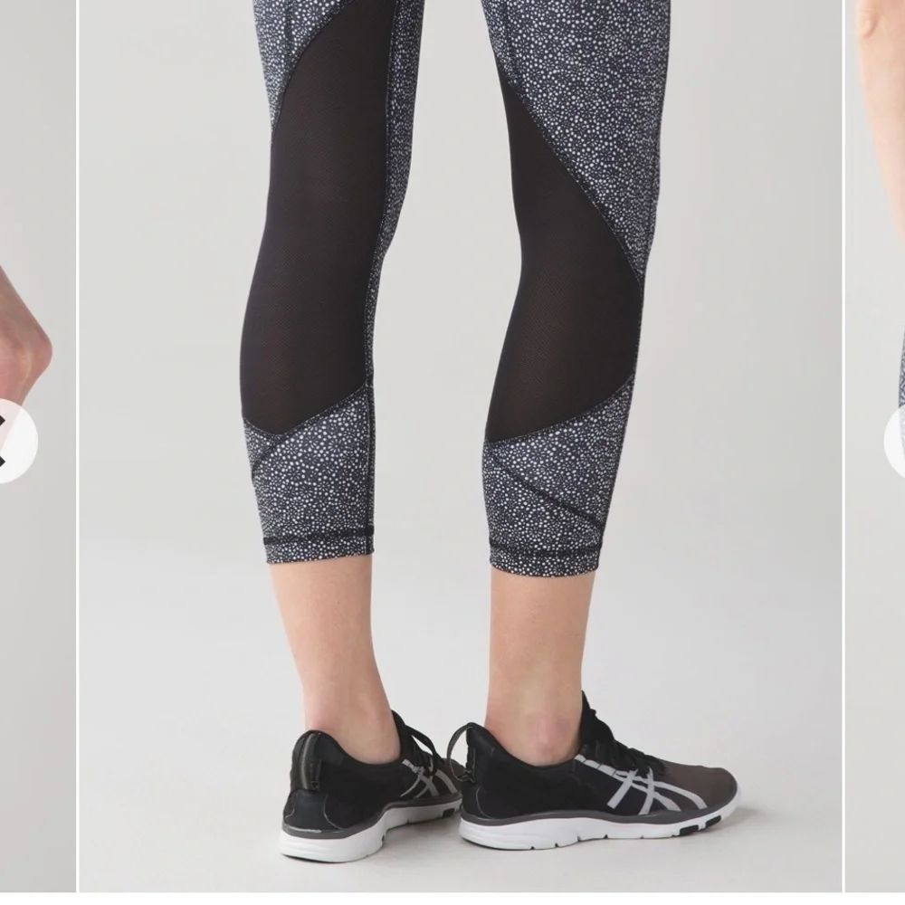 Lululemon Pace Rival Crop Freckle Flower Size 4 - Picture 7 of 8